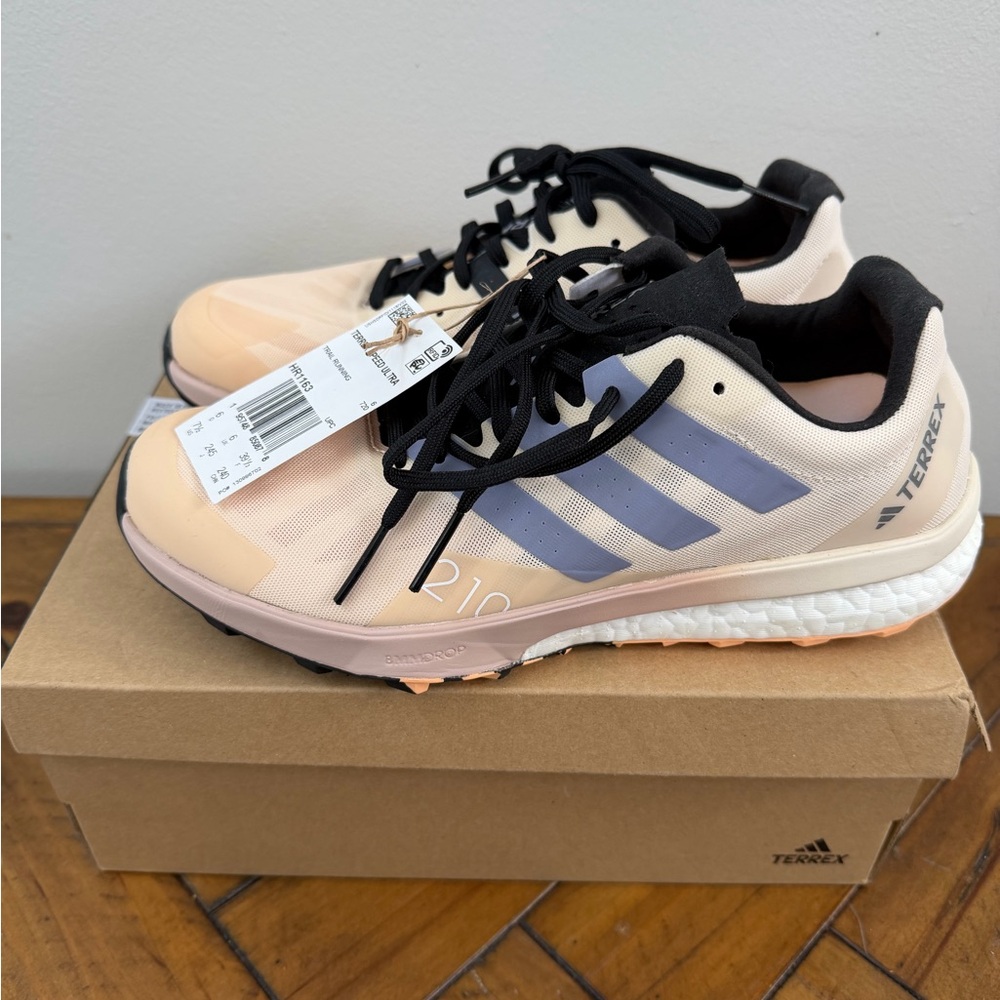 Adidas Terrex Women's Peach and Black Athletic Shoes